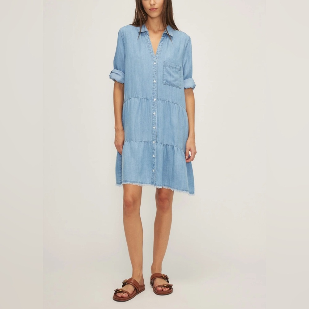 MELISSA NEPTON  Nancy ftencel denim dress  Size XL
